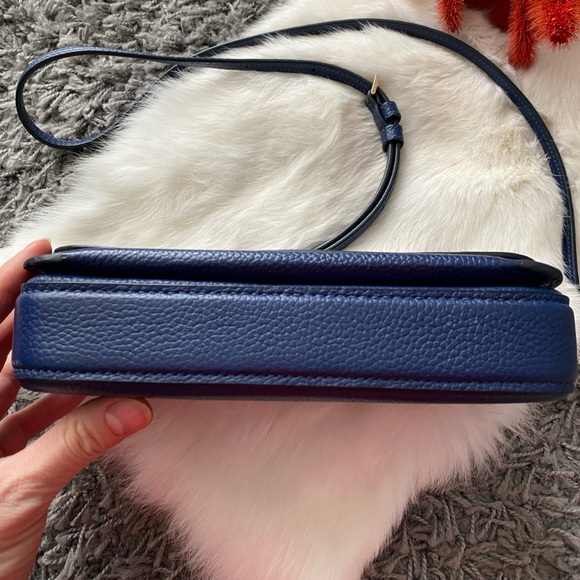 Kate Spade Ava Pebbled Leather Flap Chain Wallet - Picture 7 of 13